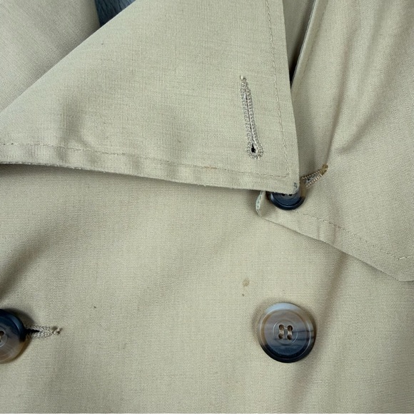 Clipper Mist vintage Classic Tan Trench Coat size 40 - Picture 14 of 14